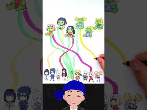 Ligue os pais do bebê no desenho Brainrot Italiano com anime Naruto e Karkerkar Kurkur