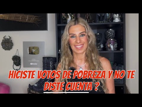 Hiciste votos de pobreza y no te diste cuenta