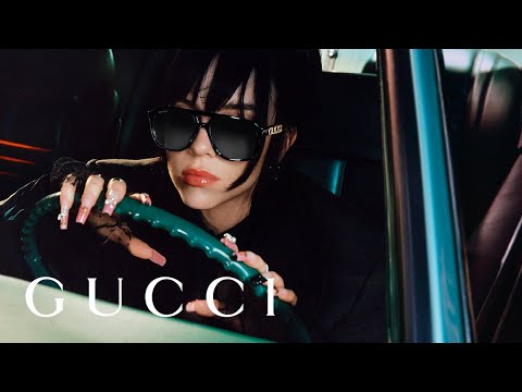 Billie Eilish in the Gucci Eyewear Campaign