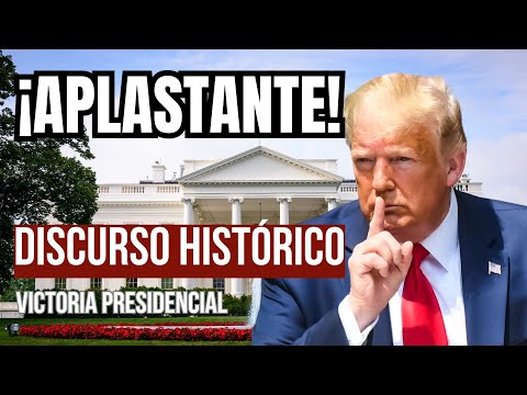 APLASTANTE discurso de victoria de Trump conmociona al mundo