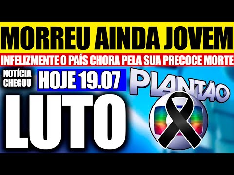 🚨 LUTO ELE MORREU AGORA HÁ POUCO NO AUGE DA SUA CARREIRA... APÓS GRAVE ACIDENTE. "VÁ EM PAZ!!"