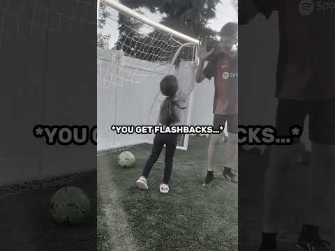 POV: your sister is asking to score? #shorts #football #soccer