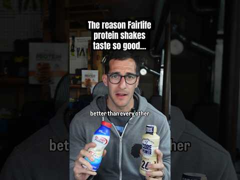The Real Reason Fairlife Protein Shakes Taste So Good #shorts #protein #gymlife #proteinshake