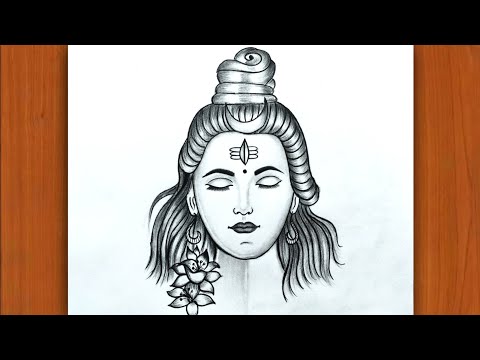 How to Make Mahadev face drawing lMahadev drawing l Lord Shiva drawing l Drawing| shivratri drawing