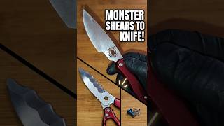 Monster Shears to Knife Transition #poultry #shears #dragonriot #knifereview
