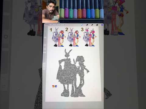 The Amazing Digital Circus Pixels Puzzle #tadc #pomni #jax