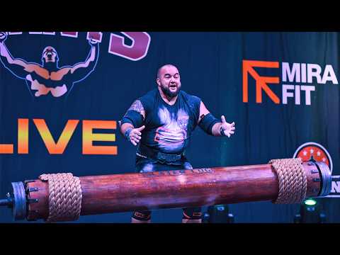 22 YEAR OLD LOG PRESSES 210kg/463lb | JUNIOR WORLD RECORD