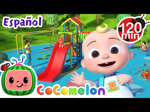 JJ juega en el parque con amigos🛝| Canciones Infantiles🎵| Juega | Moonbug Español | Cocomelon