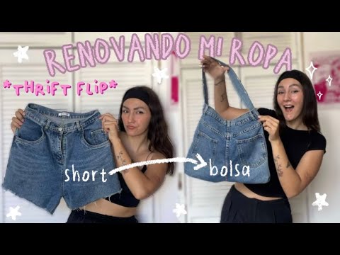 renovando mi ropa vieja a nueva✂️👚⭐️ *thrift flip*