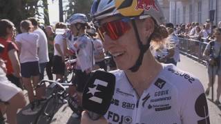 Franziska Koch after Demi Vollering takes yellow | Tour de France Femmes 2026