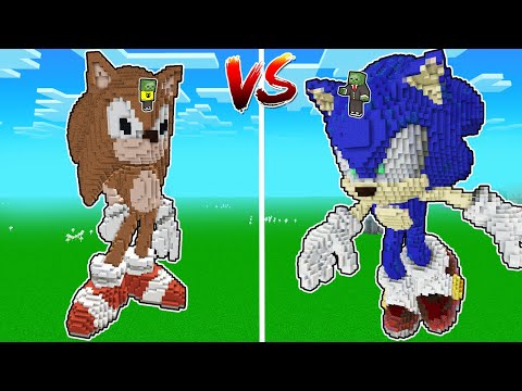 FAKİR AİLE SONİC VS ZENGİN AİLE SONİC 😨 - Minecraft