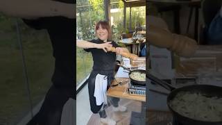 Making Fuzi Pasta In Croatia 🇭🇷 | hot for food #Shorts