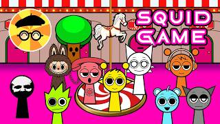Sprunki Incredibox & Labubu play Squid Game Season 3 -Mingle, Gonggi, Red Light Green Light