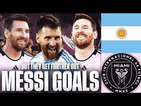 Lionel Messi's 2024 goals but they increasingly get further out | FOX Soccer