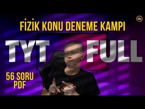 TYT FİZİK FULL TEKRAR KONU DENEME KAMPI| FİZİKLE BARIŞ| TYT FULL FİZİK
