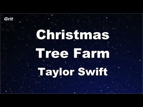 Karaoke♬ Christmas Tree Farm  – Taylor Swift 【No Guide Melody】 Instrumental