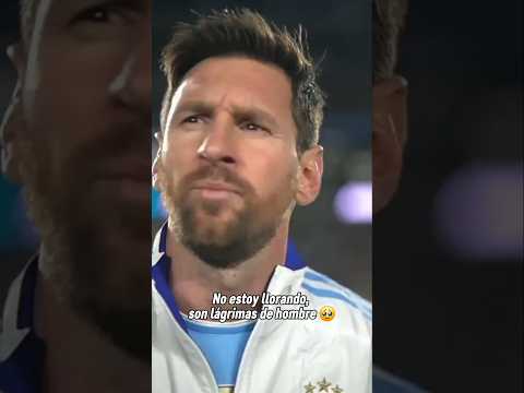 Último partido de Lionel Messi en Argentina. No estoy llorando, son lágrimas de hombre
