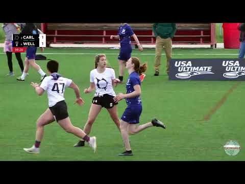 Video Thumbnail: 2022 College Championships, D-III Women’s Semifinal: Wellesley vs. Carleton