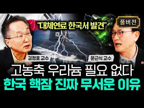 "대체연료 한국서 발견" 고농축 우라늄 필요 없다. 한국 핵잠 진짜 무서운 이유|문근식 교수 풀버전