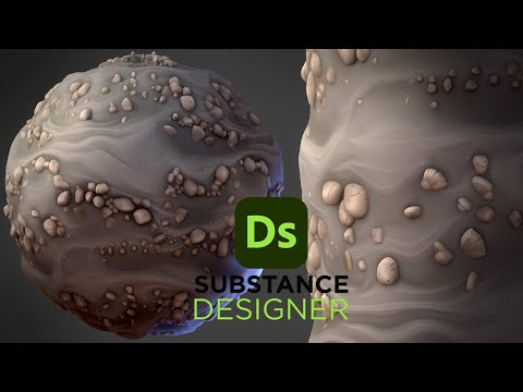 Stylized Rocky Beach Sand - Substance 3D Designer