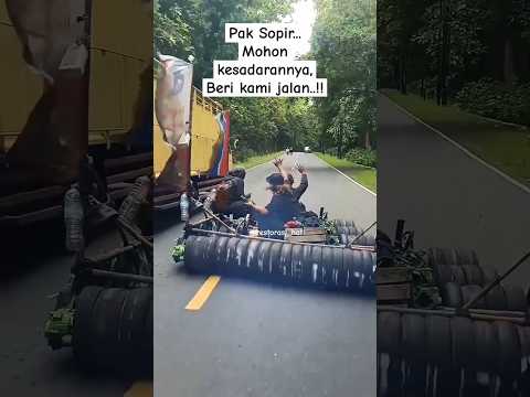 Keren‼️Detik-detik Vespa Extreme Mendahului Mobil Truk