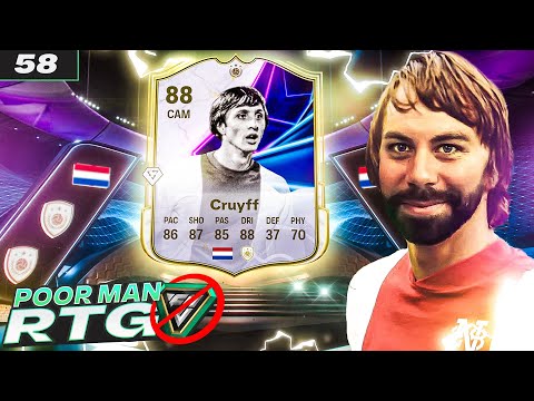 I FINALLY CRAFTED JOHAN CRUYFF #58 - POOR MAN RTG FC 25