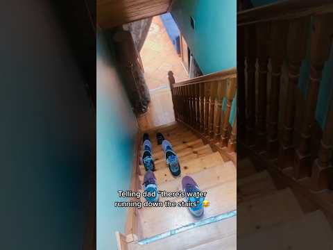 Water Running Prank on Dad ๐คฃ