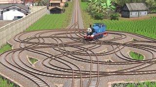 Kereta Api VS Rel Awut Awutan
