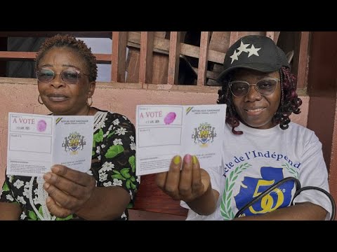 YouTube video thumbnail: Gabon President's Party Wins Parliamentary Majority