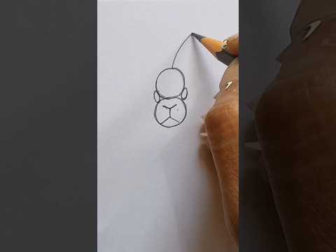 🔥 Draw easy Rabbit step by step #shorts #simpledrawing #simplestrokes #draweasy