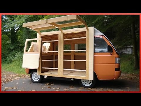 Man Builds Amazing DIY Camping Caravan On Mini Truck |