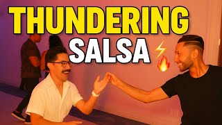 Thundering Salsa 🕺🏽🕺🏽🔥 | Pure Dance Energy Luis & Javen