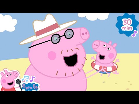 The Beach Song + More Nursery Rhymes for Kids | Kids Songs | Peppa Pig Music Official 🐷