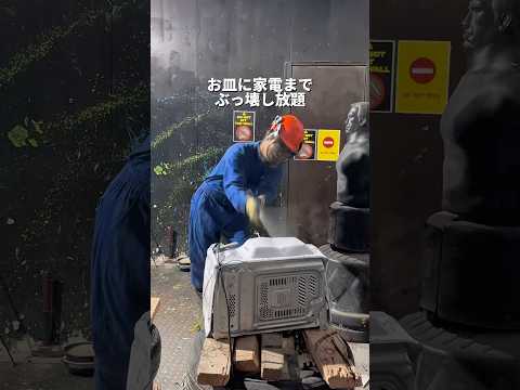 お皿に家電までぶっ壊し放題！ストレス大解放施設
