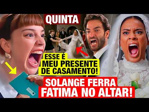 VALE TUDO: RESUMO QUINTA 10/07 Afonso PEGA FÁTIMA E CÉSAR JUNTOS NA NOITE DE NÚPCIAS!