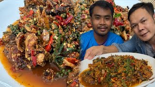 ผัดเผ็ดปลาดุกสูตรแซ่บๆแบบบ้านๆทอดแล้วค่อยมาผัดกินกับข้าวเจ้าแซ่บๆ