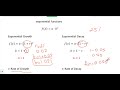 Exponential Growth and Decay Explained in Spanish
