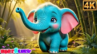 Ek Mota Hathi Animated Rhyme, एक मोटा हाथी झूम के चला, Hindi Rhyme For Toddlers