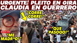 SE DESATA PLEITO EN GIRA DE LA PRESIDENTA! URGE MAS SEGURIDAD HARFUCH. PERIODISTA SALE GOLP3AD0