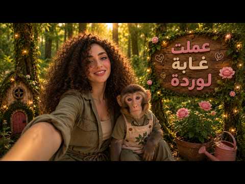 حققت حلم وردة وعملتلها غابة بالبيت 🙊🌴