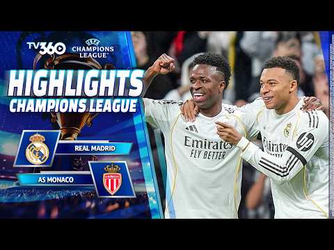 HIGHLIGHTS REAL MADRID VS AS MONACO: TRẺ HÓA RỰC LỬA, BERNABEU MỞ HỘI CƠN MƯA BÀN THẮNG | UCL 25/26