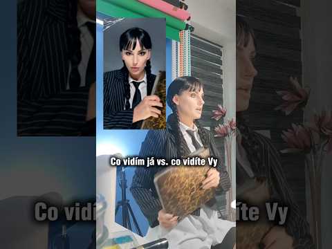 Co vidíte vy? A co já? No rozdíl, co? 🤣Chceš další backstage videa? Dej 🔔#shorts #makeupshorts