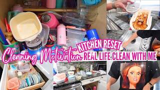 Kitchen Reset 2025 | Organize + Declutter With Me | Cleaning Motivation