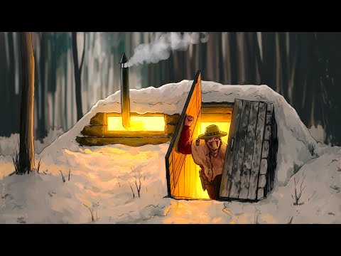 I Built an underground arctic bunker in Vanilla Rust...