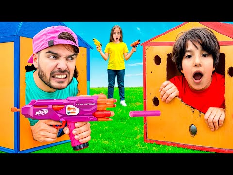 24 HORAS EN BÚNKER DE CARTÓN !!