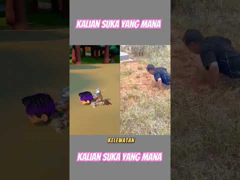 Berenang nya kelewatan #animation #reaction #shorts #dafakid #komedi