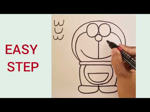 How to draw Doraemon Cartoon | Doraemon Drawing