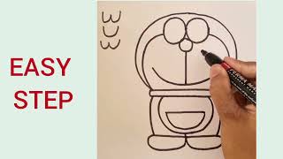 How to draw Doraemon Cartoon | Doraemon Drawing