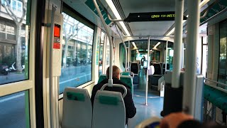 Relaxing Tram Ride Through Barcelona T2