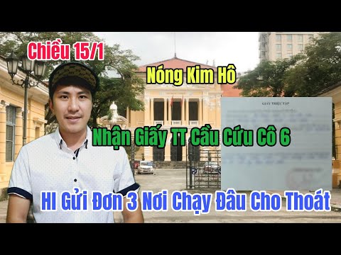 Chiều 15/1 Nóng Kim Hô Khóc Ngất Cầu Cứu Cô 6 Khi Nhận Giấy TT Từ Đơn Con Gái Ông 5